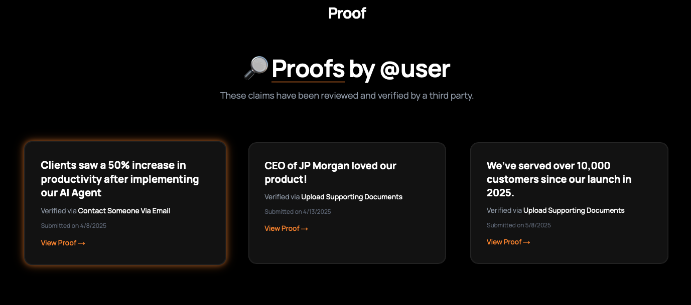 ProofPage preview